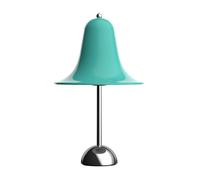 Verpan Lampe de table Pantop Ø23 cm H 38 cm Bleu sarcelle clair