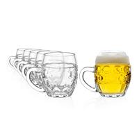 Verre a biere, Chope de bière lot de 6, Tübinger avec écusson - 0,4 litre