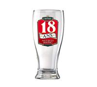 Verre à Bière en Coffret - 18 Ans