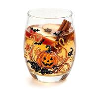 Verre À Boire Halloween 420ml Verrerie Décorative Transparente Fantôme