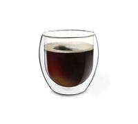 Duos Feelino Verres isothermes à double paroi Effet flottant Pour boissons chaudes et froides, thé et café, Verre, SET 17: 2x 310ml Jumbo