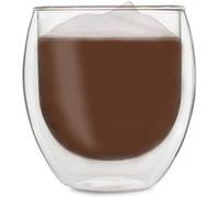 Verres Duos Feelino à double paroi, tasse thermos, pour garder les boissons chaudes ou froides plus longtemps, Verre, Lot 20 : lot de 4 Jumbo., 4er-SET