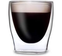 Duos Feelino Verres isothermes à double paroi Effet flottant Pour boissons chaudes et froides, thé et café, Verre, 2 x 80 ml., 2x 80ml