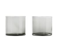 Verre à eau MERA set de 2 pc, 200 ml, verre fumé, Blomus