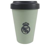 CYPBRANDS Real Madrid Gobelet à emporter avec couvercle Vert Produit officiel