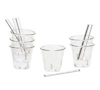 Verre à espresso avec agitateur ESTETICO QUOTIDIANO , set de 6 pc Seletti