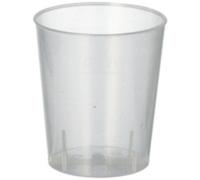Verre à liqueur en PP réutilisable, 2 cl, 50 pièces