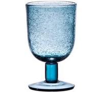 Verre à pied 28 cl Luberon bullé bleu (lot de 6) - Table Passion - Bleu - Verre Bleu G