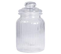 Verre À Provision, Rainuré, 11cm Ø, 18,5cm, Avec Couvercle, 925ml