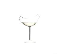 Verre à vin élégant en forme de silhouette d'oiseau pour cocktails, gin pour champagne - Passe au lave-vaisselle 400 ml