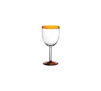 Verre à vin en verre borosilicate ambre, uni, compatible lave-vaisselle - Pomax, Tarifa - Ø8x17 cm