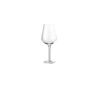 Verre à vin en verre transparent, motif concentrique - Bloomingville, Alva - H23 cm