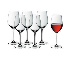 Verre à vin rouge EASY PLUS, set de 6 pc, 450 ml, WMF
