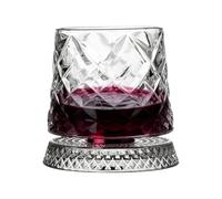 Verre à whisky rotatif - Gobelet à boire 680 g, pack de base | Design raffiné d'expérience de cocktail de café Bourbon, hommes, père, grand-père, fils, famille, amis présents avec réunion de bar