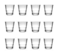 Verre a whisky, verre a cocktail 12 set - Grande Sunray, 390 ml