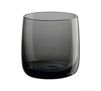 Verre ankara soufflé à la bouche gris fumé