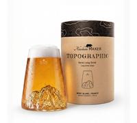 Verre design topographic mont blanc