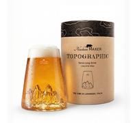 Verre design topographic : tre cime