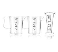 Verre Doseur Cuisine 200?ml avec Poignée Ergonomique