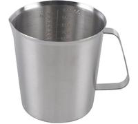 Verre doseur en acier inoxydable 1,0 litre 1000 ML 2 échelles de mesure Échelle ML