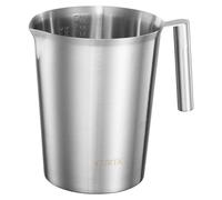 Verre doseur en acier inoxydable de 2000 ml, avec anse et bec verseur, résistant aux chocs, compatible lave-vaisselle