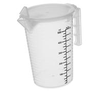 Verre Doseur Gradué Réutilisable Poignée 500ml en PP | Mesurer Liquides, Pâtisserie Maison, Capacité 500ml, Usage Domestique, Gobelet Doseur en Plastique