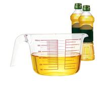 Verre doseur In, outil de mesure métrique et impériale | Carafe doseur multifonction | Pour maison, restaurant, cuisson, boissons, desserts, pâtisseries et cocktails