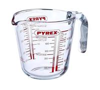 PYREX Classic Verre Doseur 0.5 L Gradué Précis Broc Mesureur Verre Résistant Bec Verseur Sans Goutte Poignée Ergonomique Compatible Micro-Ondes