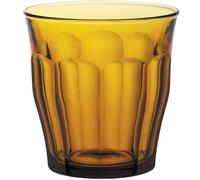 Verre Duralex PICARDIE AMBRE 310 ml orange - lot de 6