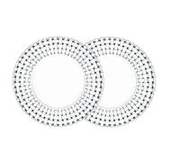Nachtmann – Assiette Bossa Nova 23 cm Transparent – Lot de 2