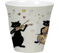 Verre en mélamine Les chats musiciens AMYS BUG ART BEIGE G