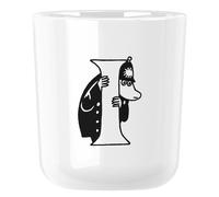Verre en plastique MOOMIN ABC 200 ml, lettre I, blanc, RIG-TIG