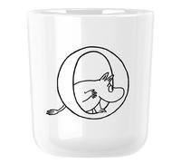 Verre en plastique MOOMIN ABC 200 ml, lettre O, blanc, RIG-TIG