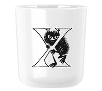 Verre en plastique MOOMIN ABC 200 ml, lettre X, blanc, RIG-TIG