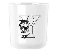 Verre en plastique MOOMIN ABC 200 ml, lettre Y, blanc, RIG-TIG