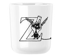 Verre en plastique MOOMIN ABC 200 ml, lettre Z, blanc, RIG-TIG