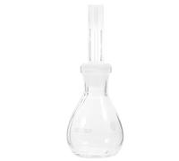 Verre Flacon de Densité de Laboratoire avec Bouchon 50ml | Mesure de Gravité Spécifique, Fermeture Étanche, pour Réactifs Liquides et Solutions, Usage en Laboratoire