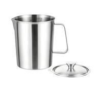 Verre mesureur liquide - Récipient Double Échelle Résistant Chaleur Avec Couvercle | Verre Doseur À Double Marquage - Pour Cuisson Préparation Four Lave-Vaisselle Congélateur
