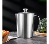 Verre mesureur liquide - Récipient Double Échelle Résistant Chaleur Avec Couvercle - Verre Doseur Grande Capacité,Pour Cuisson Préparation Four Lave-Vaisselle Congélateur