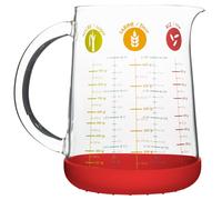Pichet à mesurer en verre ml,cl,dl,L Pebbly 1 L