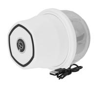 Verre Mini Hachoir à Ail Électrique Portable PP 250ml Beige | Alimentation Usb, Nettoyage Facile, Construction Robuste, pour Ail, Oignon, Poivre et Préparations Rapides