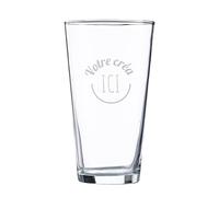Verre personnalisable (Lot de 6) Mabouteille.fr® - Style verre personnalisé gravure laser avec logo, citation, surnom, date… [ Verre personnalisé avec prénom ]