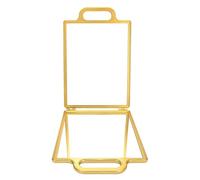 Verre pliable de qualité salon avec système de suspension antidérapant, idéal pour un espace compact et un toilettage détaillé, barbier pliable professionnel