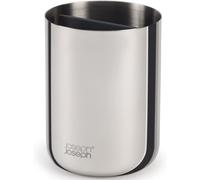 Verre porte brosse à dent EASYSTORE LUXE 70580, argent, acier inoxidable, Joseph Joseph