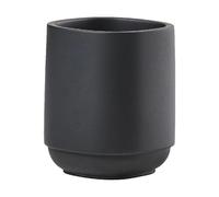 Verre porte brosse à dent TIME 10 cm, noir, béton, Zone Denmark