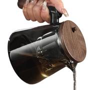 Verre séparant l'eau - Capacité de 750 ml - Système d' - Réservoir en verre - Enchantipot résistant à la chaleur - Théière magique avec tamis, théière en verre comme solution moderne pour la