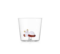 Verre Sleeping Cat Blanc et Ambre