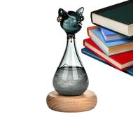 Verre Tempête Station de prévision météorologique intérieure en forme de | Station Météo Pour Le Bureau pour Séjour Bureau Chambre Table à Chevet Cuisine Dortoir Appartement Décoration