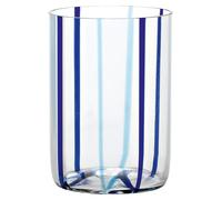 Verre Tirache Zafferano En Verre Borosilicate Bicolore Bleu Aigue-Marine Boîte De 6 Pièces