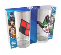 Verres à boire DC Comics 2 Ensemble Wonder Harley Quinn & Joker 0,27 L 24862 Taille:taille unique